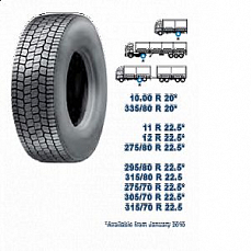 305/70R19,5 XW4S Recamic